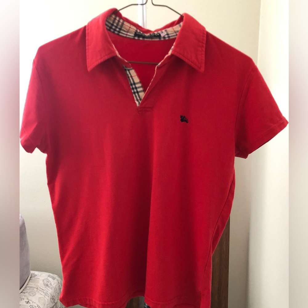 Vintage Red Burberry T-shirt